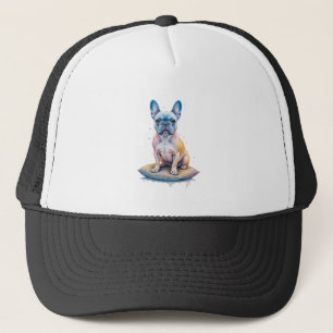 French Bulldog Colorful and Artistic Trucker Hat