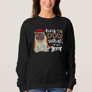 French Bulldog  Cool a Dude Graphics Plus Size Sweatshirt