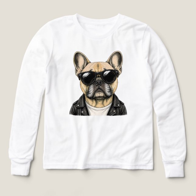 French Bulldog Cool Dog Graphic (Design Front)