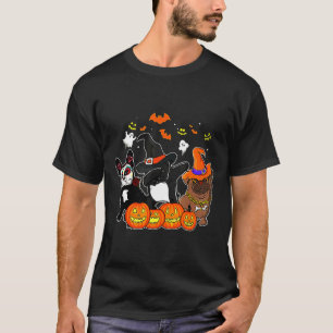 French Bulldog Costume Zombie Witch T-Shirt