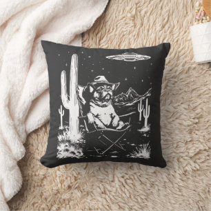 French Bulldog Cowboy UFO Cushion