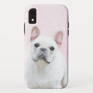 French Bulldog (Cream/White) Painting - Dog Art Case-Mate iPhone Case