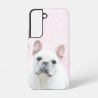 French Bulldog (Cream/White) Painting - Dog Art