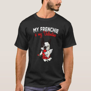 French Bulldog Cupid Dog Valentines Day T-Shirt