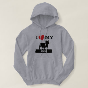 French Bulldog Custom Name Hoodie