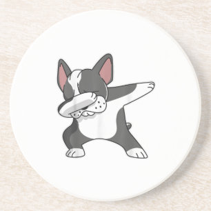 French Bulldog Dabbing Dance For Dog Mum Lover Coaster