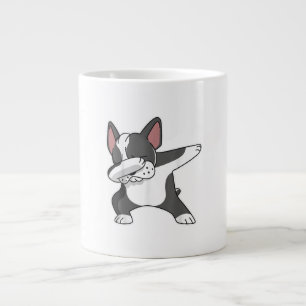 French Bulldog Dabbing Dance For Dog Mum Lover Large Coffee Mug