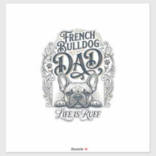 French Bulldog Dad Life Is Ruff Vintage Shirt Desi