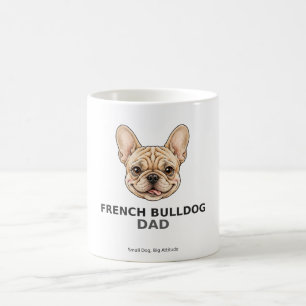 French Bulldog Dad — Small Dog, Big Attitude Coffee Mug