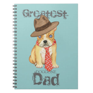 French Bulldog Dad Spiral Notebook