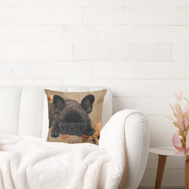 French bulldog decorative pillows (Couch)