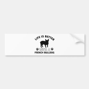 French Bulldog designs Bumper Sticker