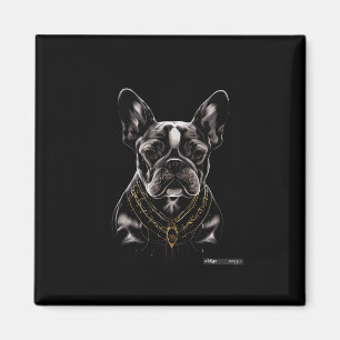 French Bulldog Dog Graphic Tees Men Women Boys Gir Magnet