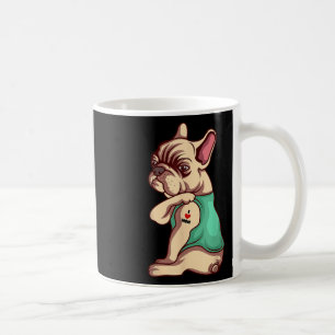 French Bulldog Dog I Love Mum Tattoo Lover Funny G Coffee Mug