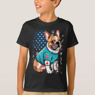 French Bulldog Dog I Love Mum Tattoo Lover Funny T-Shirt
