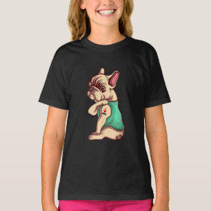 french bulldog dog i love mum tattoo lover gift T-Shirt