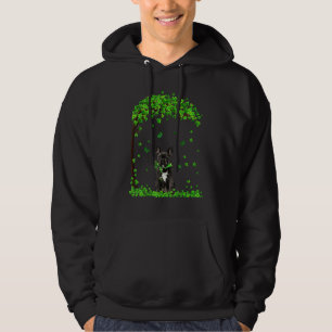 French Bulldog Dog Irish Green Shamrock C St Patri Hoodie