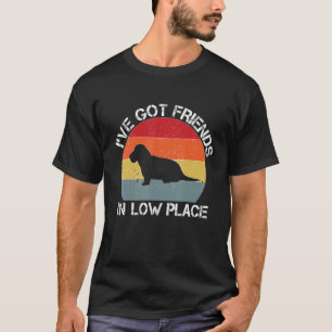 French Bulldog Dog I've Got Friends In Low Places T-Shirt