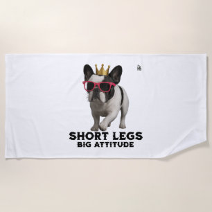 French Bulldog Dog Lovers Beach Towel