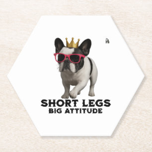 French Bulldog Dog Lovers Paper Coaster
