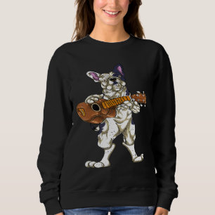 French Bulldog Dog Music Guitarist Bassist Bass G Sweatshirt