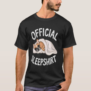 French Bulldog Dog Official Sleepshirt Pyjamas Nig T-Shirt