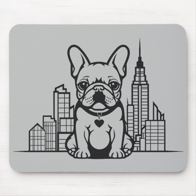 French Bulldog Dog Pet Animal World Furry Friend  Mouse Pad (Front)