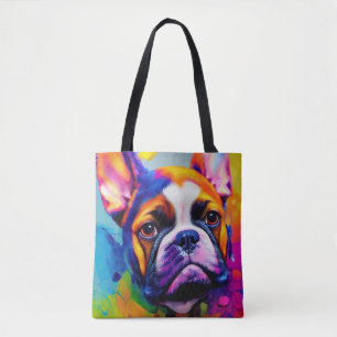 French Bulldog Dog Pet Cute Adorable Animal Compan Tote Bag