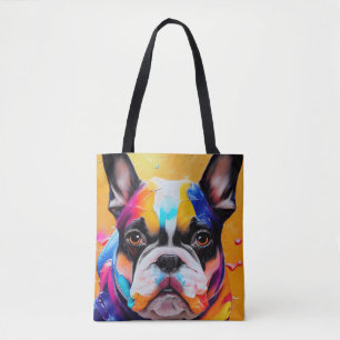 French Bulldog Dog Pet Cute Adorable Animal Compan Tote Bag