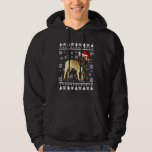 French Bulldog Dog Santa Hat Xmas Ugly Christmas Hoodie<br><div class="desc">French Bulldog Dog Santa Hat Xmas Ugly Christmas</div>