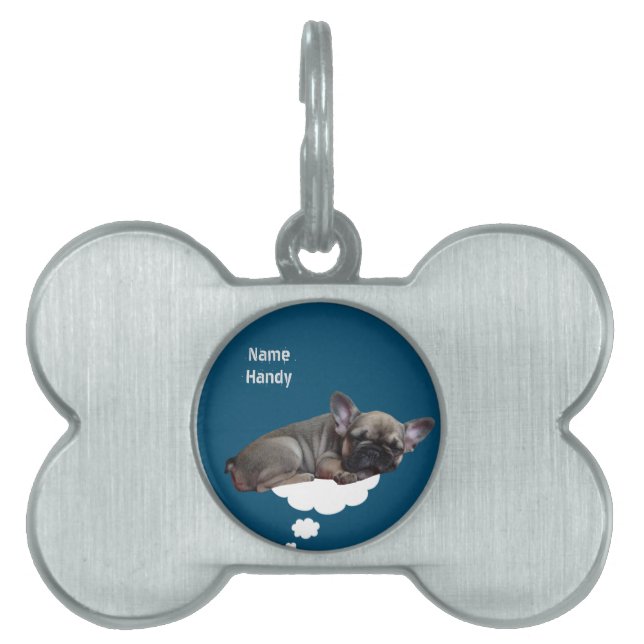 French Bulldog dog tag (Front)