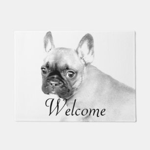 French Bulldog door mat