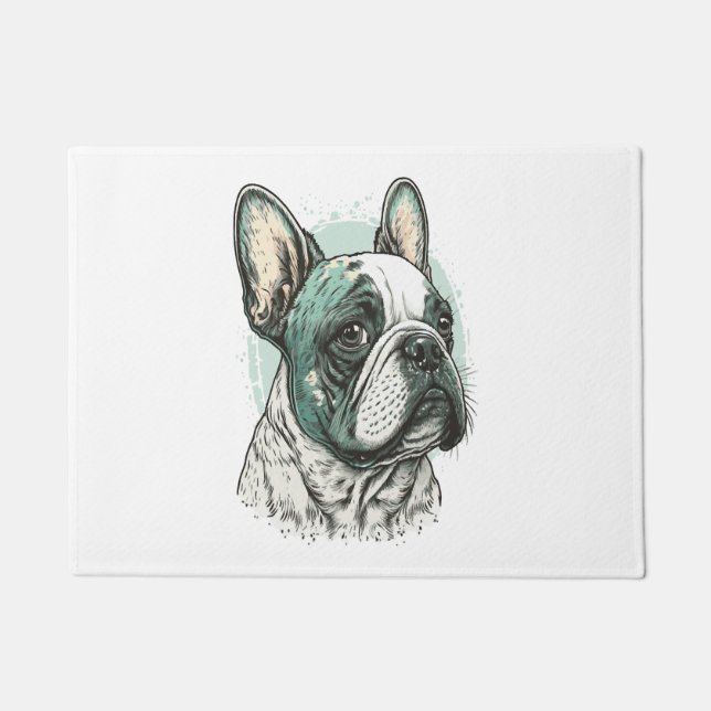 French bulldog doormat (Front)