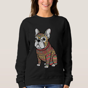 French Bulldog Easter Bunny Ears Eggs Cute Frenchi Sweatshirt