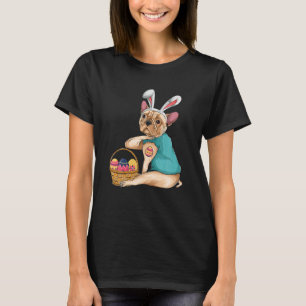 French Bulldog Easter Bunny Eggs Easter Day Dog T-Shirt