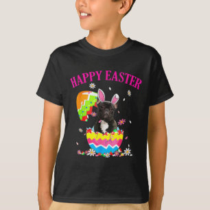 French Bulldog Egg Easter Day Dog Dad Dog Mum  T-Shirt