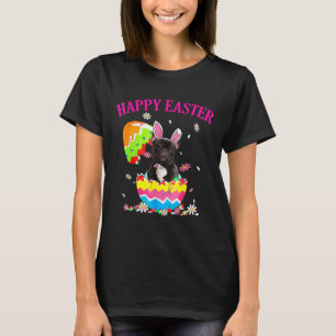 French Bulldog Egg Easter Day Dog Dad Dog Mum  T-Shirt