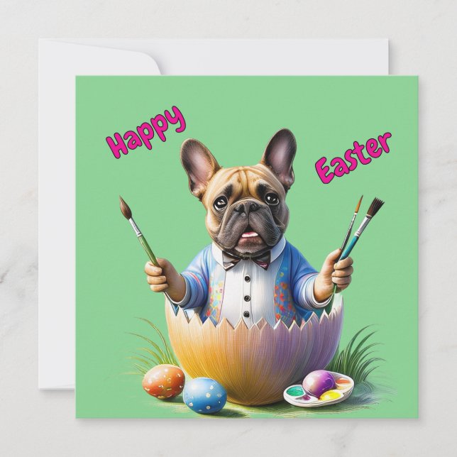 French Bulldog Egg Easter French Bulldog (Front)