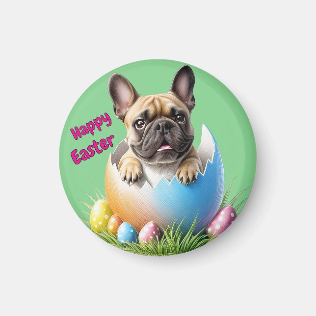 French Bulldog Egg Easter French Bulldog Magnet (Front)