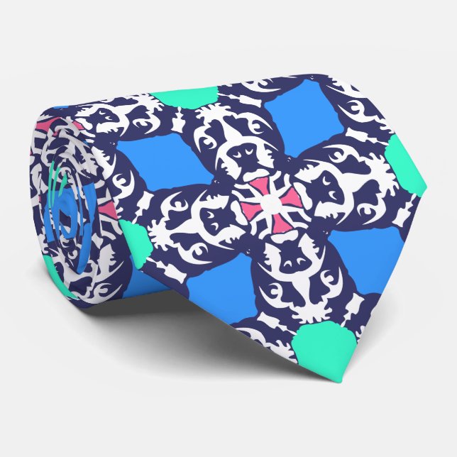 French Bulldog Faces Tie (Rolled)