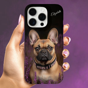 French Bulldog Fawn Frenchie Personalised iPhone 16 Pro Case