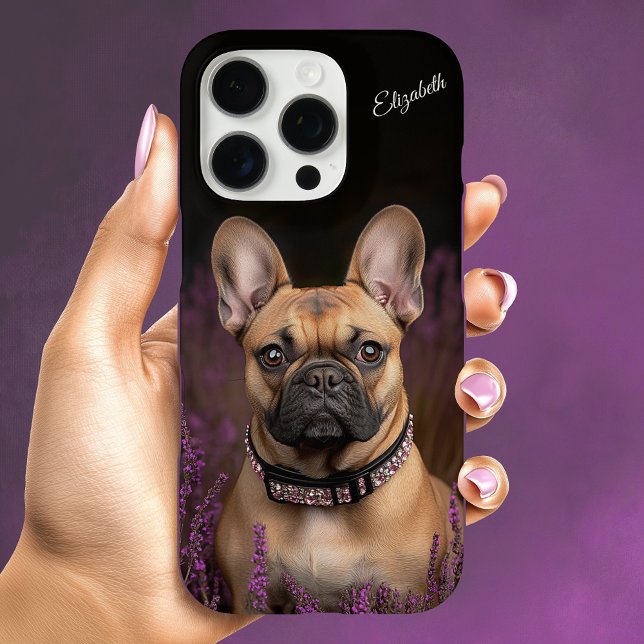 French Bulldog Fawn Frenchie Personalised Case-Mate iPhone Case (French Bulldog Fawn Frenchie Personalized Case-Mate iPhone Case)