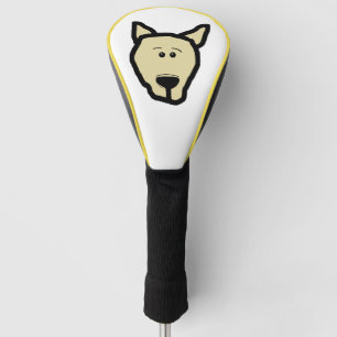 French Bulldog Fawn Head Cartoon Golf Head Cover