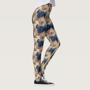 french bulldog fawn leggings