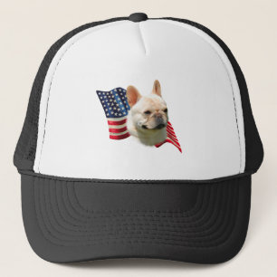 French Bulldog Flag Trucker Hat