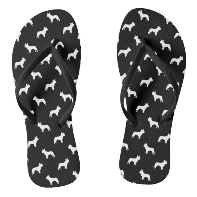 French Bulldog Flip Flops (Footbed)