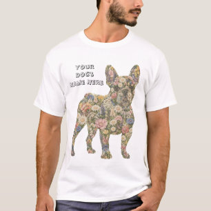 French Bulldog Floral Shirt Vintage Dog Mum Gift