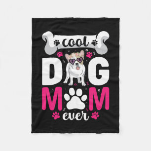 French Bulldog Floral Sungles Plus Size Moms Fleece Blanket
