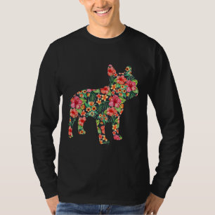 French Bulldog Flower Floral Frenchie T-Shirt