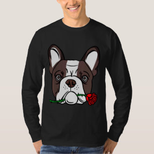 French Bulldog Flower Women Dog T-Shirt